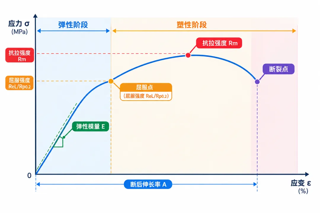应力-应变曲线示意图.png